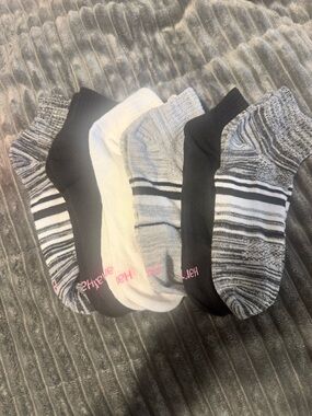 Women’s No-Show Sock 6-Pack - Black, White & Gray